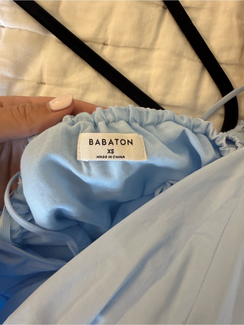 Aritzia Blue Midi Dress - Picture 4 of 4